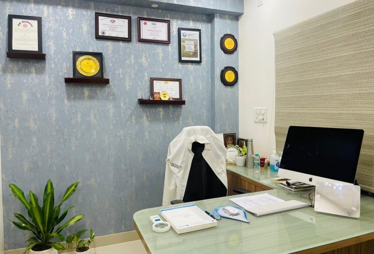 Dr. Payal Mahapatra's consulting room at Neo Fertility Clinic, Marathahalli
